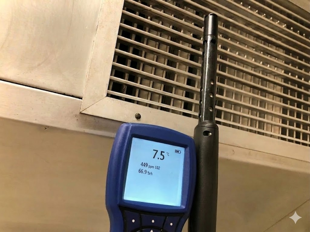 Air quality testing process