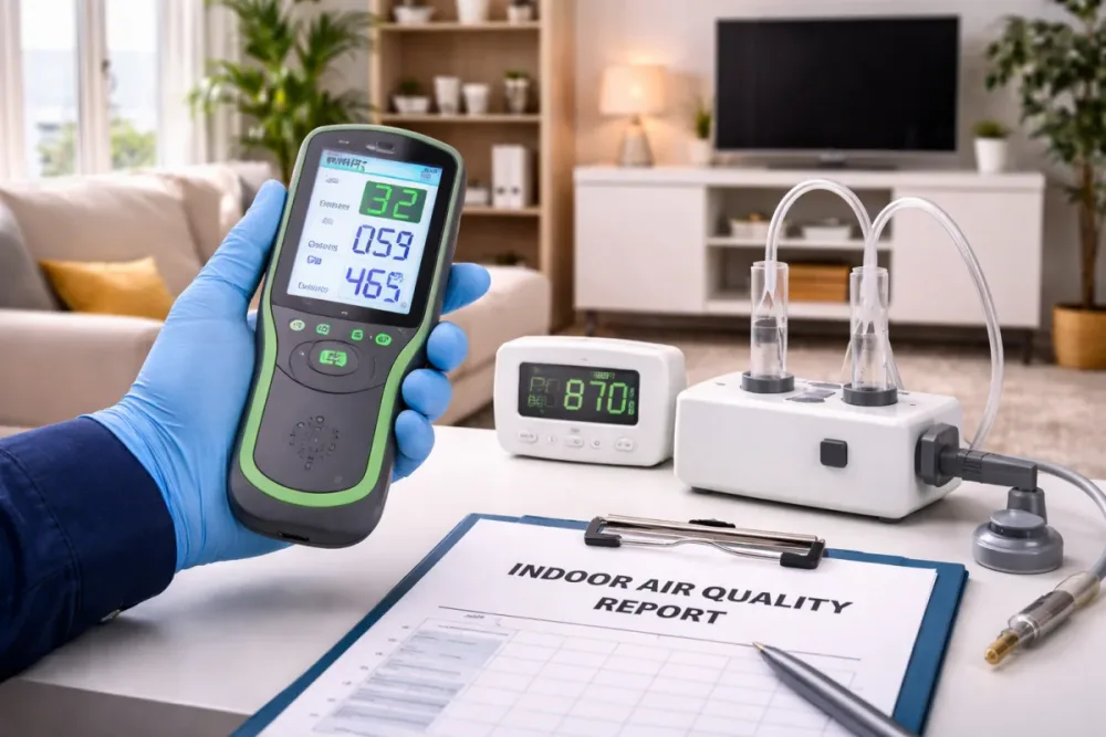 Air quality testing equipment