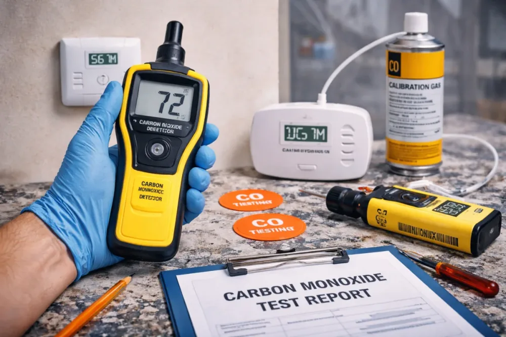 Carbon monoxide testing